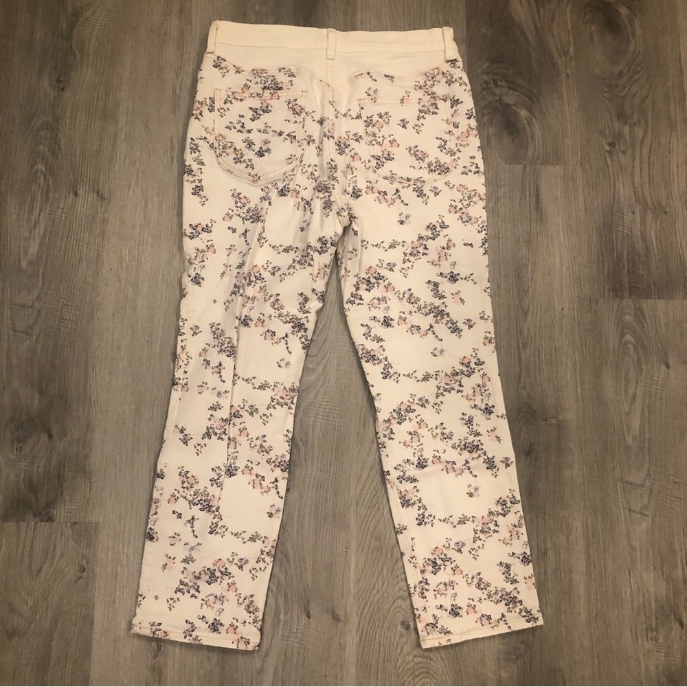 RAG & BONE Micro Floral Straight Leg Jeans Size 31 - Picture 4 of 8